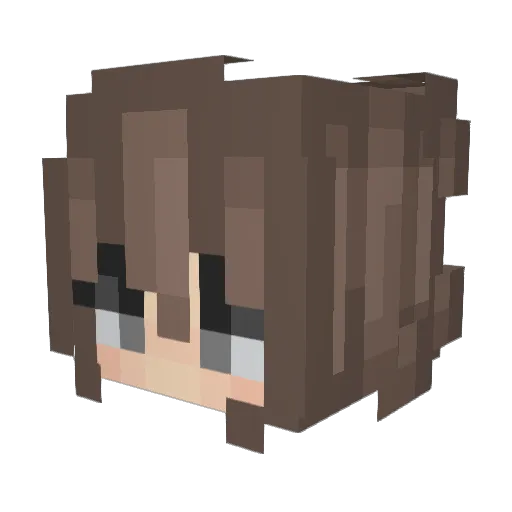 R0uxnation Minecraft avatar head, 3D render