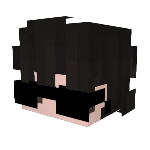 R0yd Minecraft avatar head, 3D render