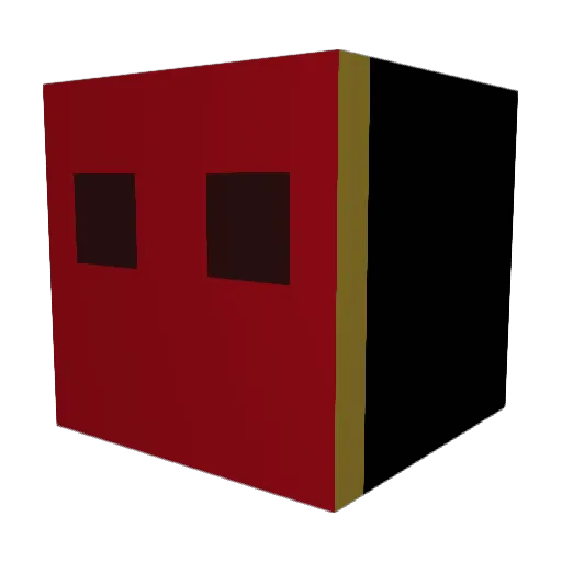 R0zdymek Minecraft avatar head, 3D render