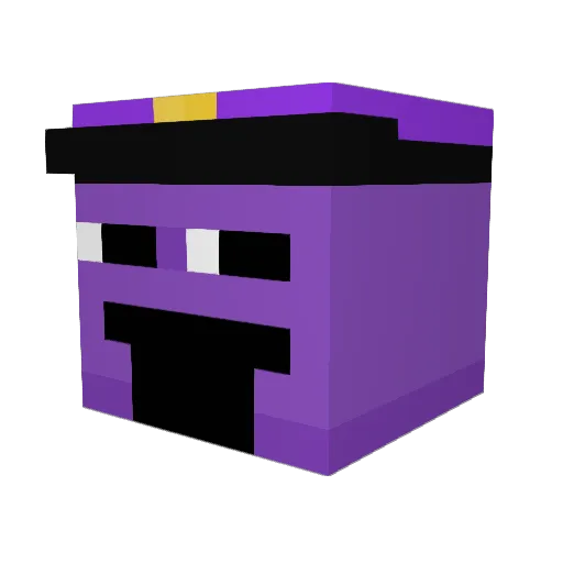R10T10 Minecraft avatar head, 3D render