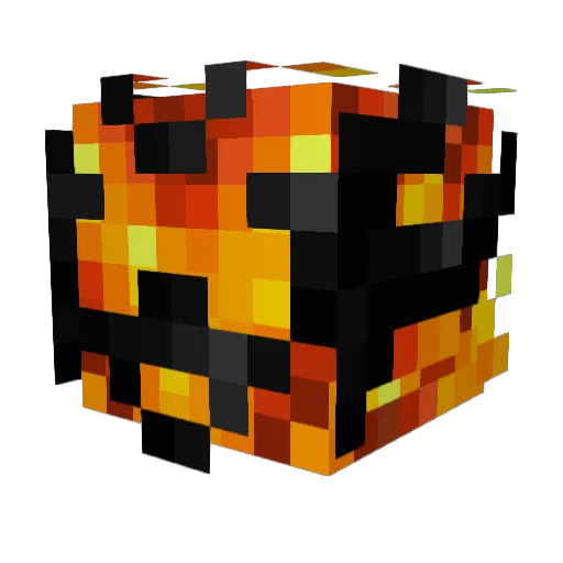 R12KY154 Minecraft avatar head, 3D render