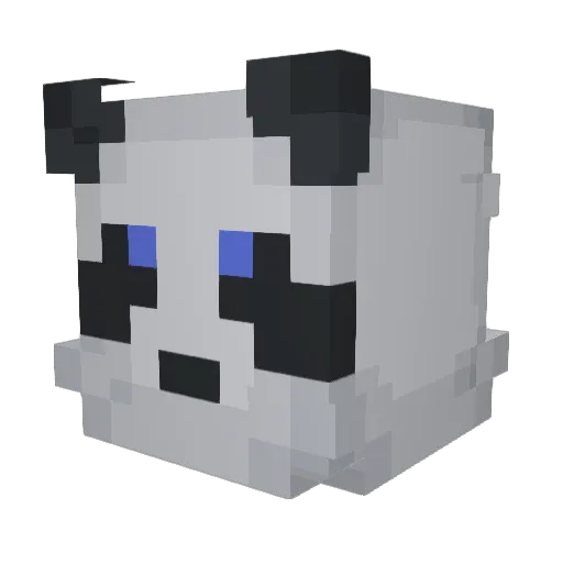 R19191R Minecraft avatar head, 3D render