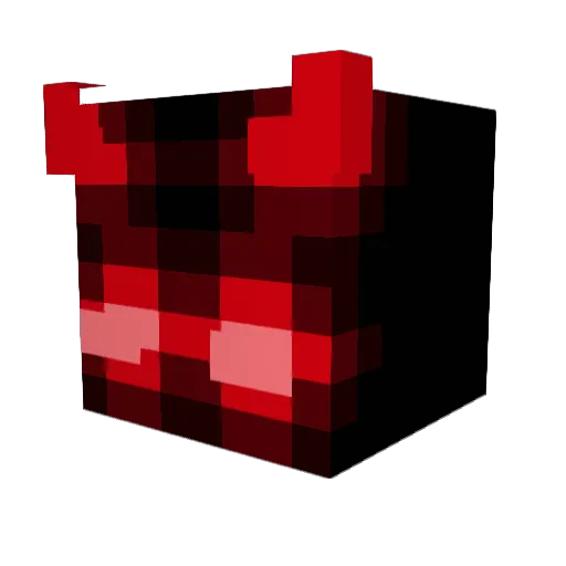 R1CkY_69 Minecraft avatar head, 3D render