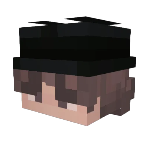 R1Kraft Minecraft avatar head, 3D render