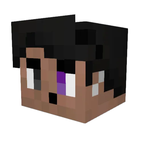 R1chcards123 Minecraft avatar head, 3D render