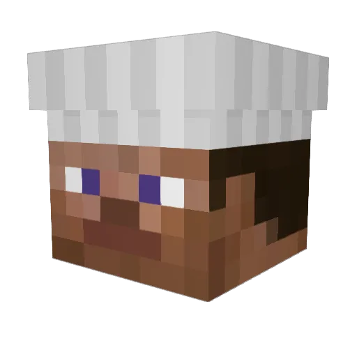 R1chixx Minecraft avatar head, 3D render