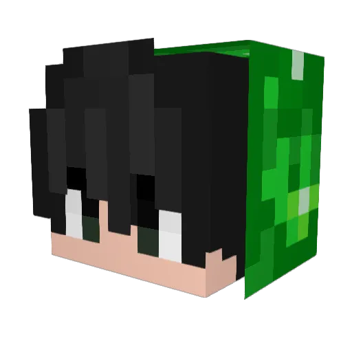 R1chy0 Minecraft avatar head, 3D render