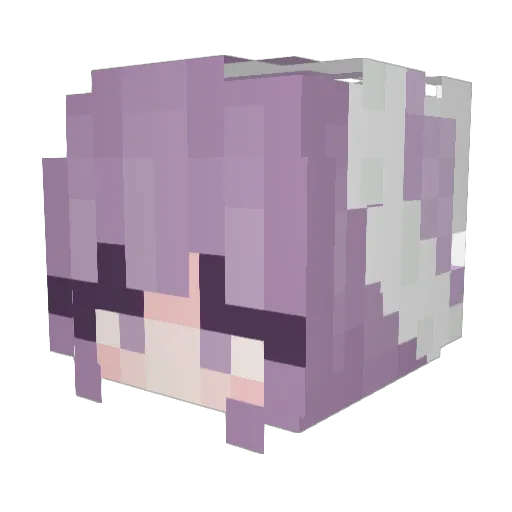 R1his Minecraft avatar head, 3D render