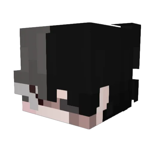 R1moo Minecraft avatar head, 3D render
