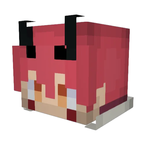 R1muru_T3mp3st Minecraft avatar head, 3D render
