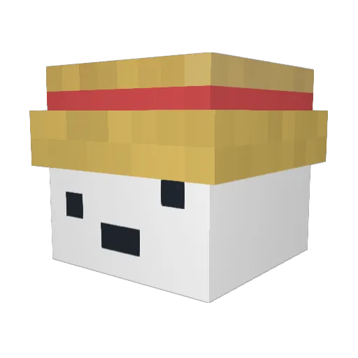 R1n_uwu Minecraft avatar head, 3D render