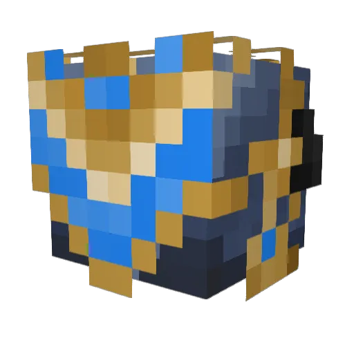 R1yuk Minecraft avatar head, 3D render