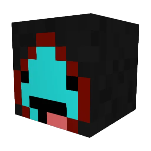 R2D2killer8 Minecraft avatar head, 3D render