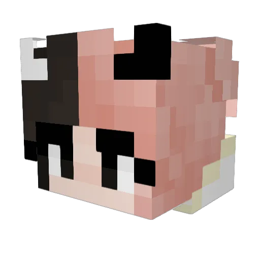 R2Day2 Minecraft avatar head, 3D render