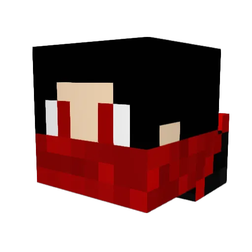 R2SHID Minecraft avatar head, 3D render