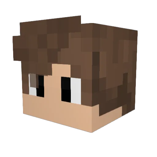 R2eKid Minecraft avatar head, 3D render