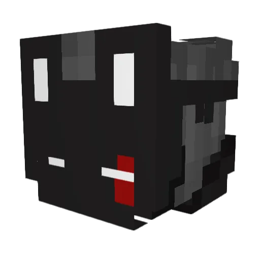 R331 Minecraft avatar head, 3D render