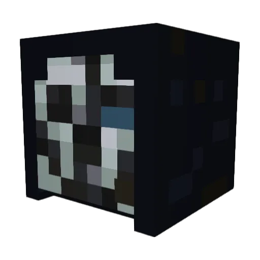 R3CO1L Minecraft avatar head, 3D render