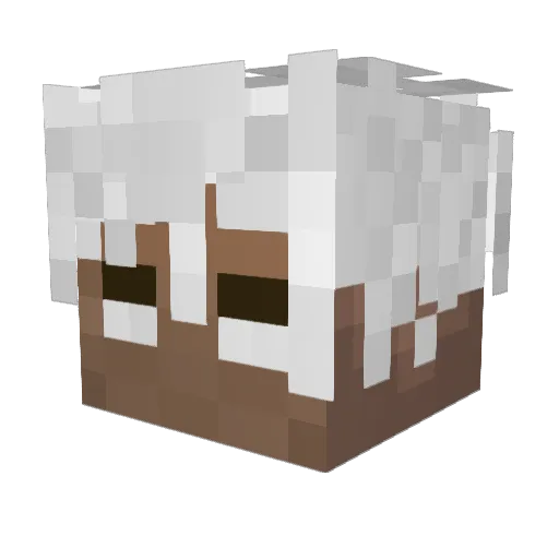 R3DADS Minecraft avatar head, 3D render