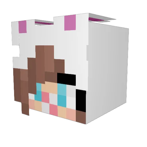 R3D_Drag0n Minecraft avatar head, 3D render