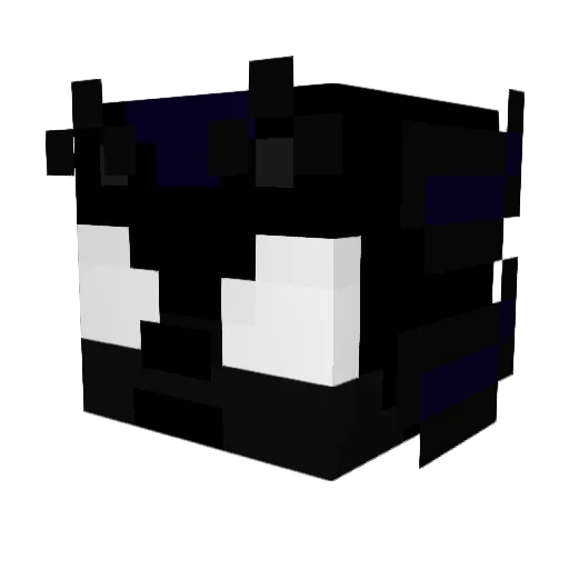 R3Dflo83 Minecraft avatar head, 3D render