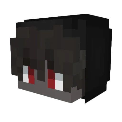R3Du Minecraft avatar head, 3D render