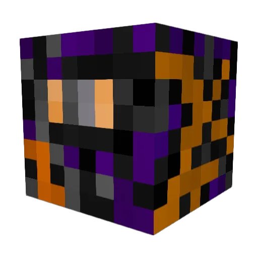 R3MM7 Minecraft avatar head, 3D render