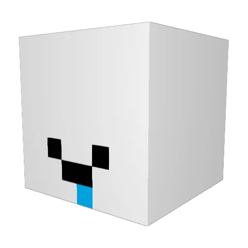 R3NAE Minecraft avatar head, 3D render
