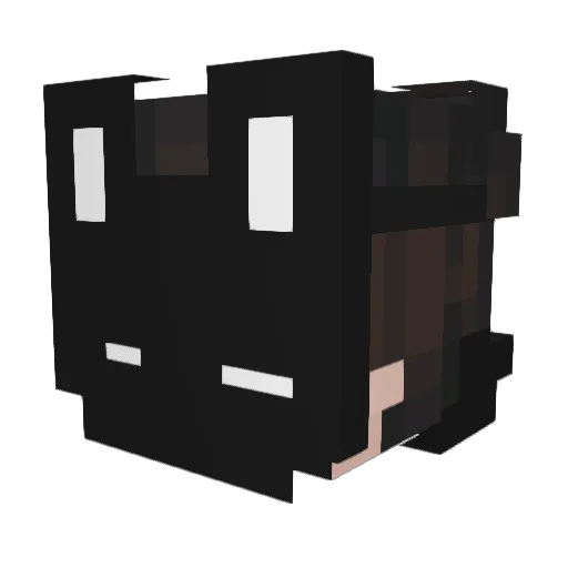 R3S7 Minecraft avatar head, 3D render