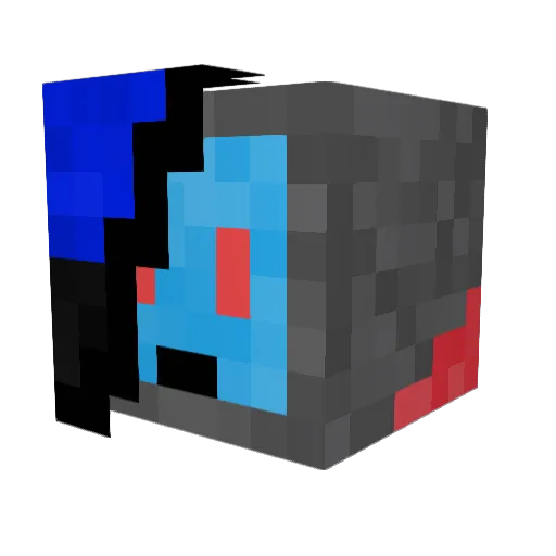 R3TR0T4P3Z Minecraft avatar head, 3D render