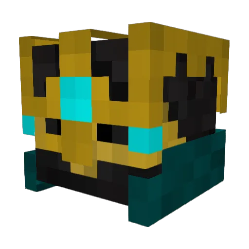 R3V0_0 Minecraft avatar head, 3D render