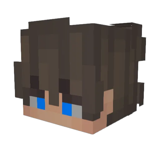 R3X_24 Minecraft avatar head, 3D render
