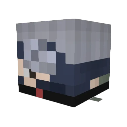 R3ach3r Minecraft avatar head, 3D render