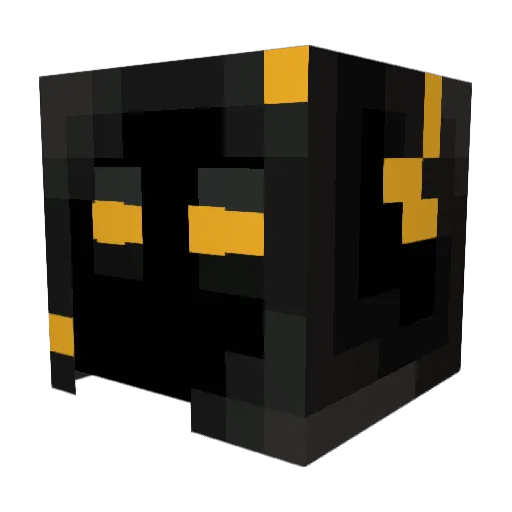 R3aperofMine Minecraft avatar head, 3D render