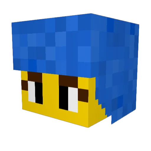 R3dHedRedemption Minecraft avatar head, 3D render