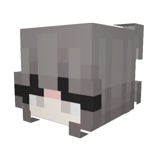 R3dVxbes Minecraft avatar head, 3D render
