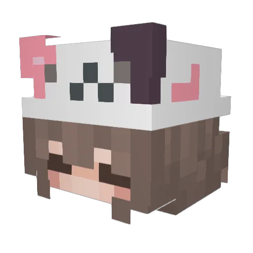 R3ktyq Minecraft avatar head, 3D render