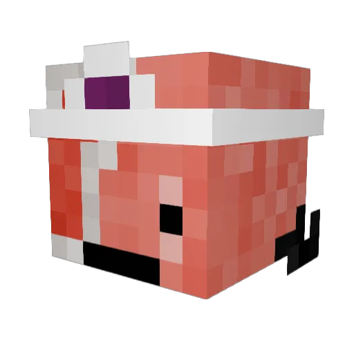 R3ma1nx Minecraft avatar head, 3D render