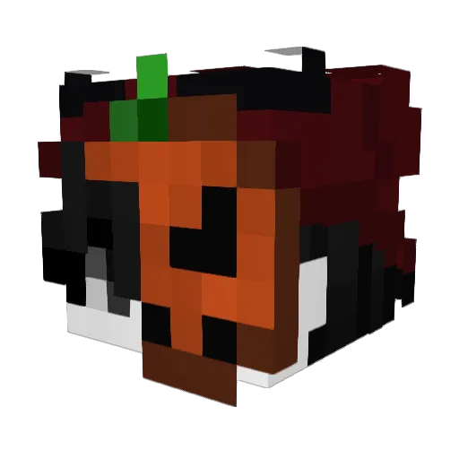R3mzLol Minecraft avatar head, 3D render