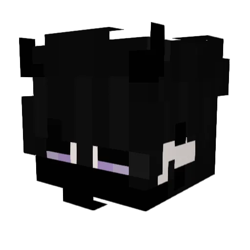 R3qzy Minecraft avatar head, 3D render