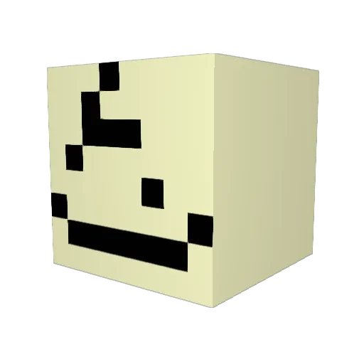 R3t4rdDiagnoser Minecraft avatar head, 3D render