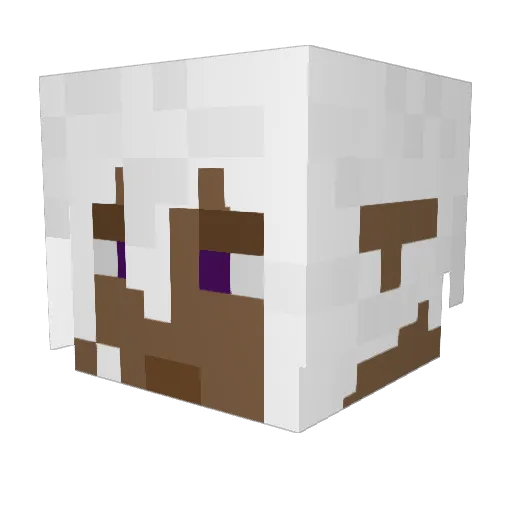 R3verent Minecraft avatar head, 3D render