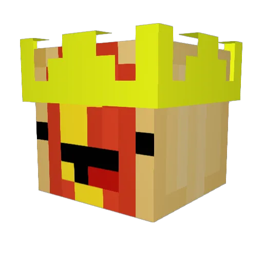 R3vilo21 Minecraft avatar head, 3D render