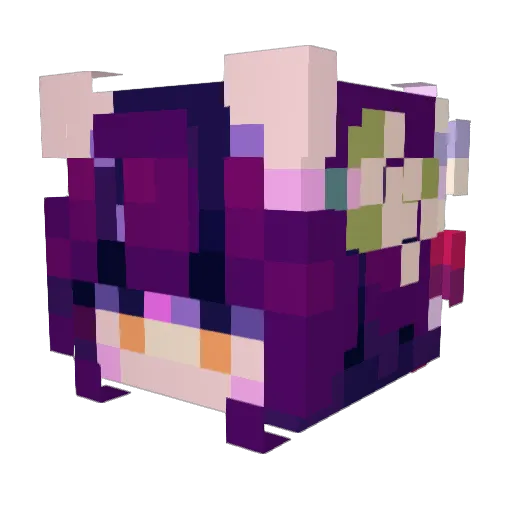 R41N33 Minecraft avatar head, 3D render
