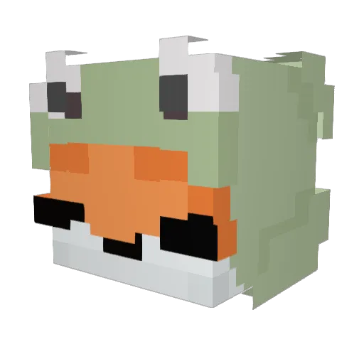 R4C15T Minecraft avatar head, 3D render