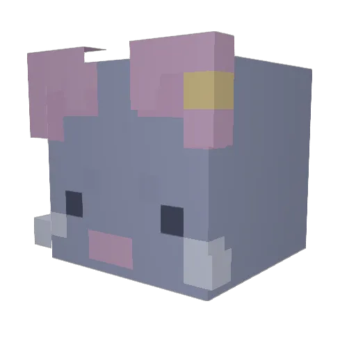 R4TZELL Minecraft avatar head, 3D render
