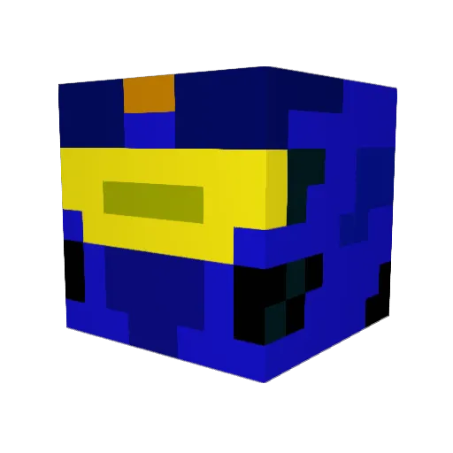 R4YNESTORM Minecraft avatar head, 3D render