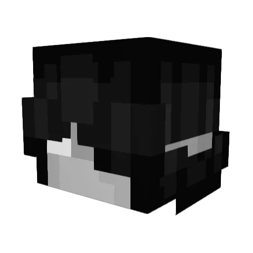 R4ZZL3D Minecraft avatar head, 3D render