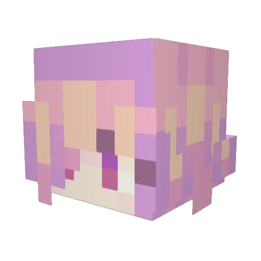 R4ffy0 Minecraft avatar head, 3D render