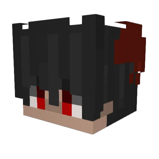 R4h1lx Minecraft avatar head, 3D render